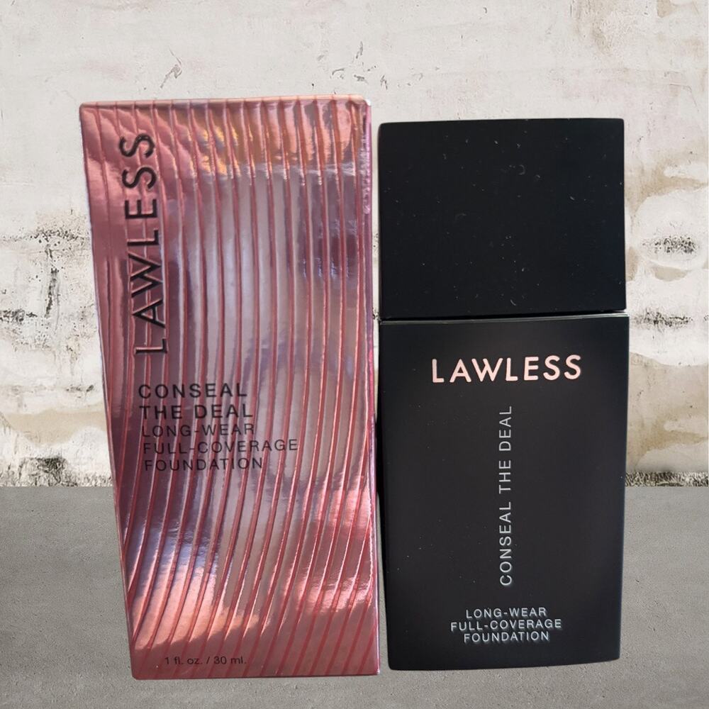 Lawless Conseal The Deal Long-Wear Full-Coverage Foundation in Cristallo NIB